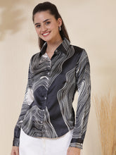 Smart Fit Abstract Print Casual Shirt