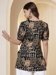 Ethnic Motifs Printed V-Neck Kurti